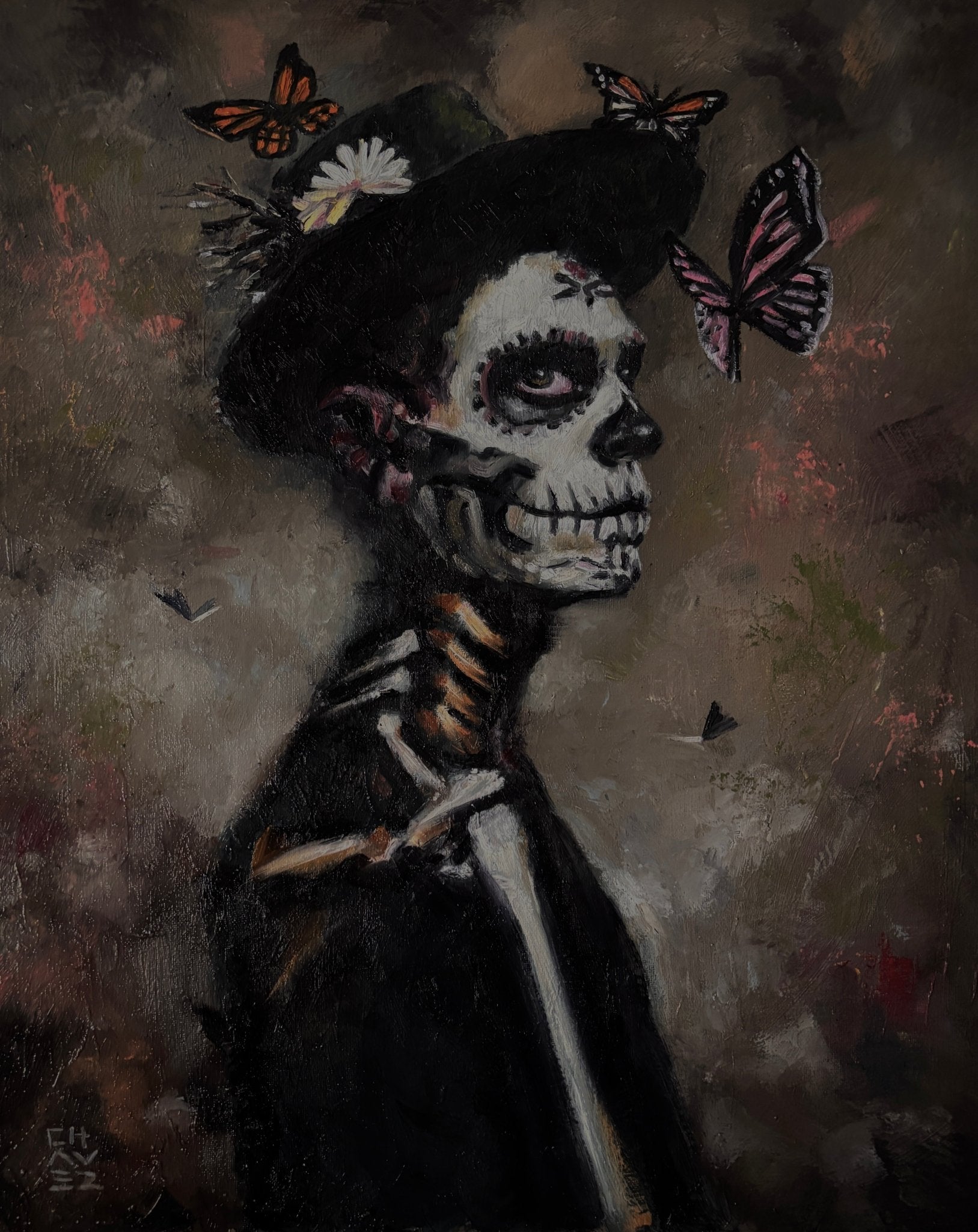 Waiting for My Metamorphosis - Alex Chavez Studio Taos, NM -