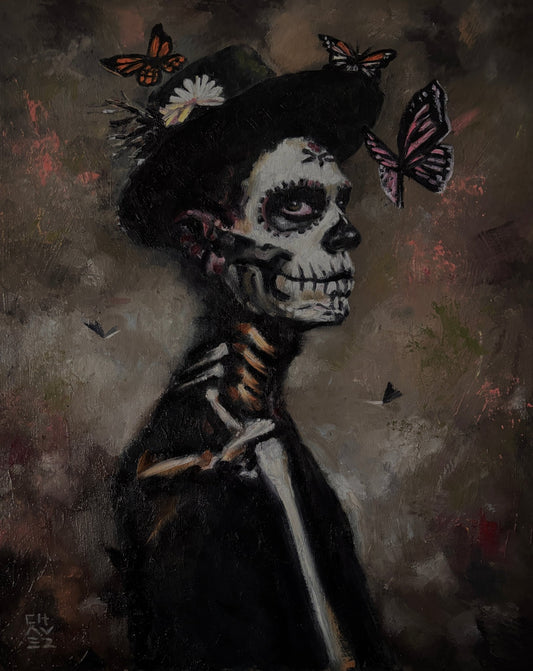 Waiting for My Metamorphosis - Alex Chavez Studio Taos, NM - 